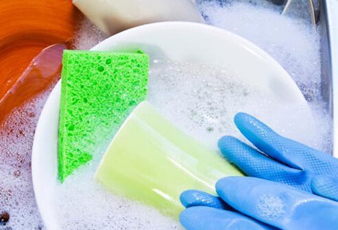 If pain develops while you are doing housework, take a break.
