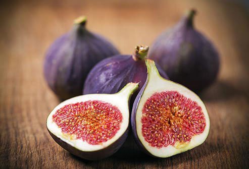 Figs, both whole and halved