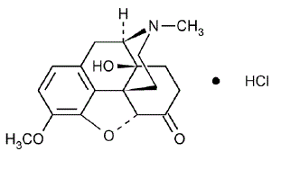 OXAYDO (oxycodone HCl) Structural Formula Illustration