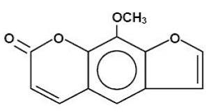 OXSORALEN® (Methoxs)Structural Formula Illustration