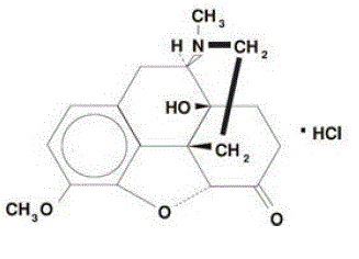 ROXICODONE<sup>®</sup>® (Oxycodone Hydrochloride) Structural Formula Illustration