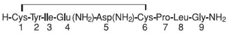 Pitocin® (Oxytocin Injection, USP) Structural Formula Illustration