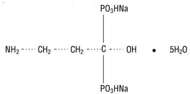 PAMIDRONATE DISODIUM - pamidronate disodium Structural Formula Illustration