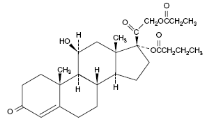 Pandel® (hydrocortisone probutate)  Structural Formula Illustration