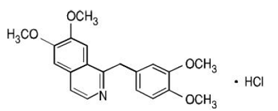 Papaverine Hydrochloride Structural Formula Illustration
