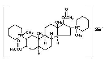 PAVULON®
(pancuronium bromide) Structural Formula Illustration