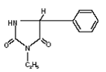 PEGANONE® (ethotoin) Structural Formula Illustration