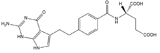 PEMFEXY™ (pemetrexed injection) Structural Formula - Illustration