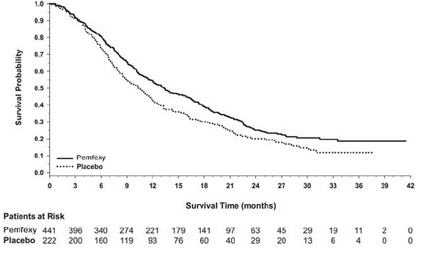 Kaplan-Meier Curves for Overall Survival in Study JMEN - Illustration