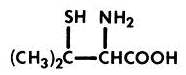 CUPRIMINE® (PENICILLAMINE) Structural Formula Illustration