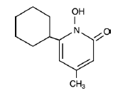 Penlac® Nail Lacquer (ciclopirox) Structural Formula Illustration