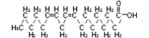 Linoleic acid - Structural Formula Illustration