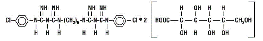 Periogard® (chlorhexidine gluconate) Structural Formula  - Illustration