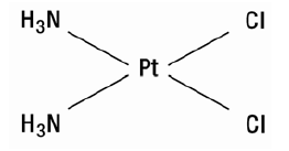 PLATINOL® AQ
  (cisplatin injection) Structural Formula Illustration