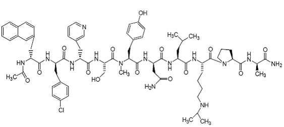 Plenaxis™  (abarelix) Structural Formula Illustration