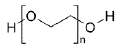 Ppolyethylene glycol 3350 - Structural Formula Illustration