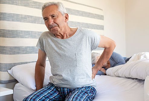 Muscle pain and joint stiffness are symptoms of polymyalgia rheumatica.