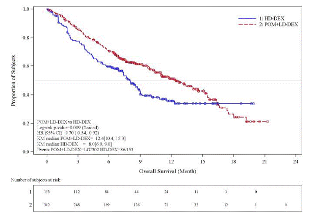 Kaplan-Meier Curve of Overall Survival - Illustration