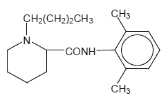 POSIMIR (bupivacaine) Structural Formula - Illustration