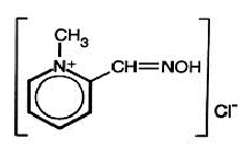 PROTOPAM Chloride (pralidoxime chloride) Structural Formula Illustration