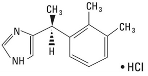 Precedex™ (dexmedetomidine hydrochloride)Structural Formula Illustration