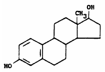 Estradiol - Structural Formula Illustration