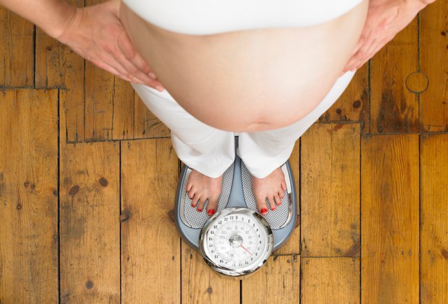 You don't need to gain much weight during the first trimester, however, during the second and third trimesters your weight gain should be pretty steady.