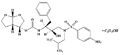 Darunavir Structural Formula Illustration