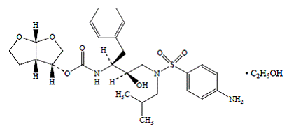 PREZISTA (darunavir) - Structural Formula  Illustration