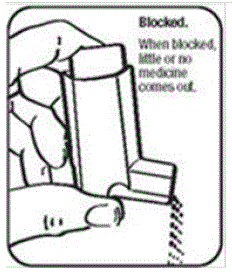 Hold the actuator under the faucet and run warm water
through it for about 30 seconds - Illustration