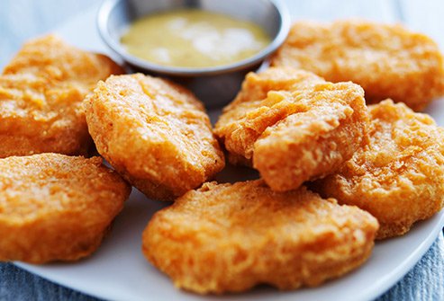 Fresh poultry is a better option than chicken nuggets. 