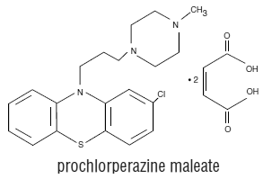 Prochlorperazine Maleate Structural Formula Illustration