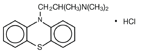 Promethazine HCl - Structural Formula Illustration