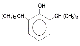 DIPRIVAN® (Propofol) Structural Formula Illustration