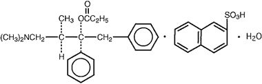 Propoxyphene Napsylate Structural Formula Illustration
