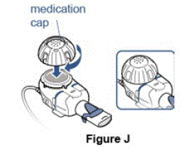 Place the cap on the Medication Reservoir -Illustration