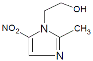 Metronidazole - Structural Formula Illustration