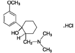 QDOLO (tramadol hydrochloride) Structural Formula - Illustration