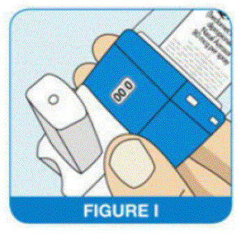 Do not use your QNASL Nasal Aerosol device when 0 is shown in the spray counter window - Illustration