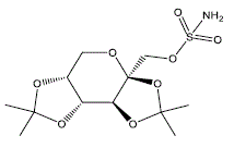 Topiramate - Structural Formula Illustration