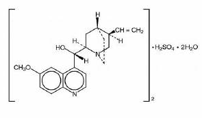 Quinidine Sulfate (quinidine sulfate) structural formula illustration