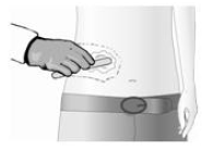 Treatment area marked on the skin - Illustration