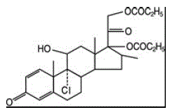 QVAR® (beclomethasone dipropionate) Structural Formula Illustration