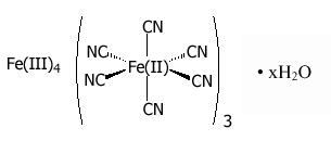 Radiogardase®  (Prussian blue) Structural Formula Illustration