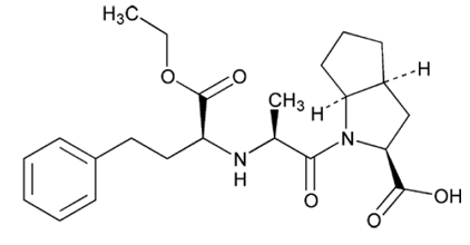 ALTACE (ramipril) structural formula illustration