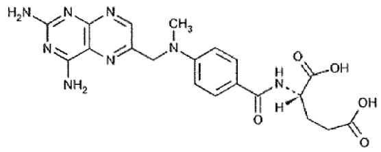 RASUVO (methotrexate) injection, for subcutaneous use Structural Formula  - Illustration
