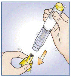 Remove the Yellow Cap - Illustration