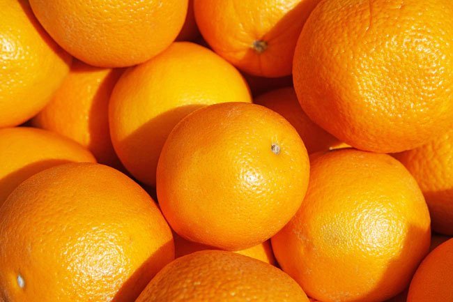 One orange can give you 70% of your daily recommended amount of vitamin C.