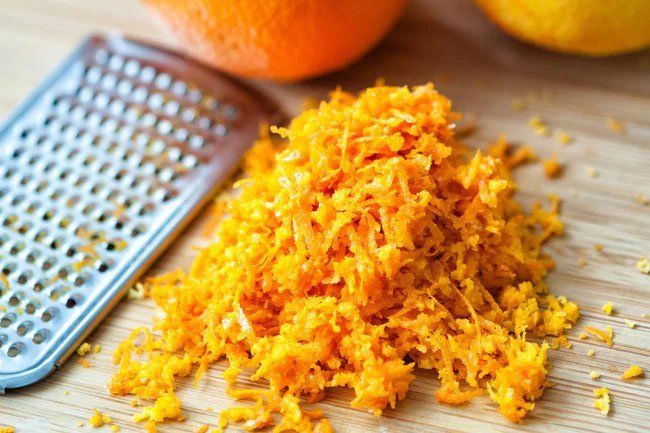 Orange zest doesn't just add brightness to dishes, it also adds a hefty dose of antioxidants.