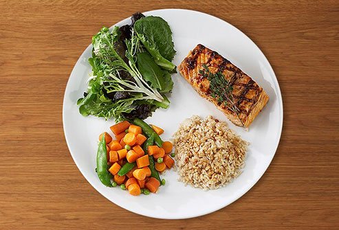 Eating excess fat and carbohydrates may help you gain weight around your midsection.